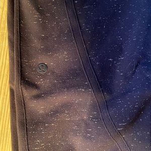 Lululemon heathered blue cropped leggings